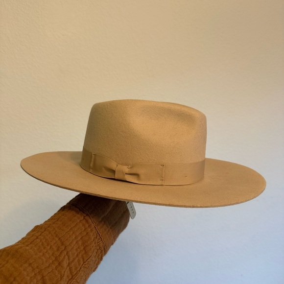 Urban Outfitters Cream Ranchers Hat Like New - Picture 4 of 8